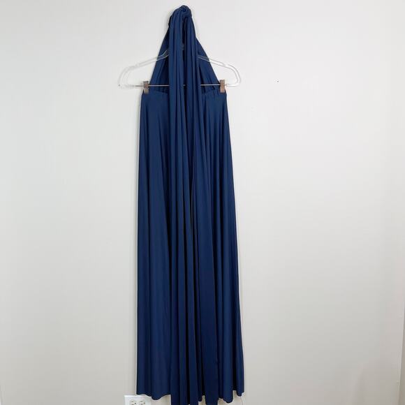 Xenia The Perfect Date Multiway Maxi Dress Blue 4 - Picture 4 of 15